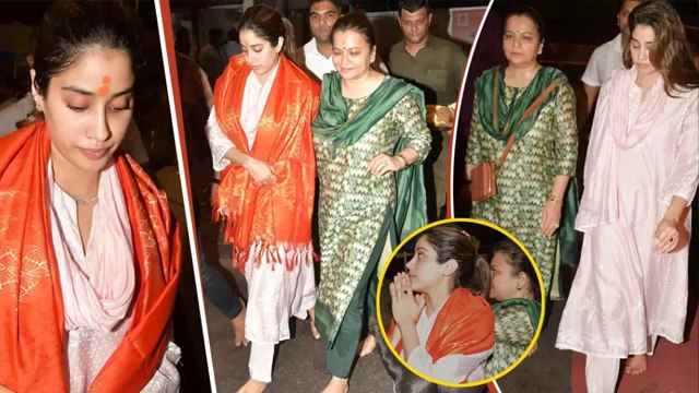 Gudi Padwa 2024: Janhvi Kapoor Shikhar Pahariya Mother के साथ Siddhivinayak Mandir Darshan | Boldsky