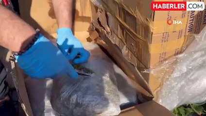 38 kilo esrar ele geçirildi, 8 şüpheli tutuklandı