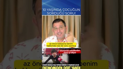 10 YAŞINDAKİ ÇOCUĞUN SORDUĞU SORU ŞOK ETTİ!  #shorts