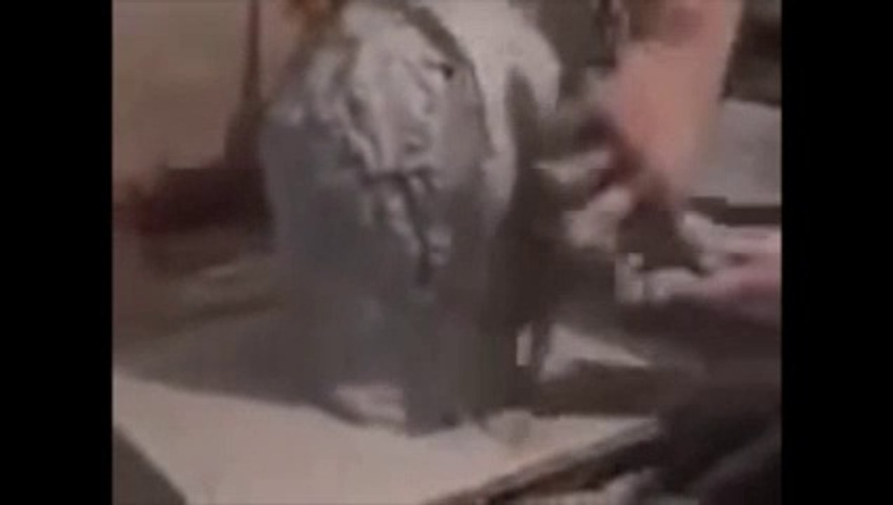 Creux perdu par coupe au fil.