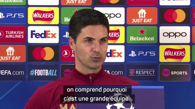 Arteta : Je suis un grand admirateur du Bayern et de Tuchel