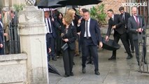Los Reyes coinciden con Don Juan Carlos y Doña Sofía en el funeral de Fernando Gómez-Acebo