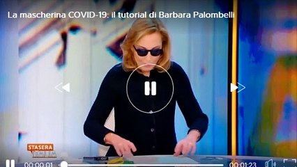 Coronavirus bandana di cotone se non avete mascherina