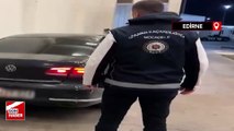 Edirne'de göçmenler, otomobilin bagajında Bulgaristan’a kaçarken yakalandı