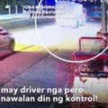 Tricycle na walang driver, nagpaikot-ikot sa kalsada! | GMA Integrated Newsfeed