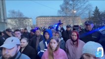 Russie : manifestation dans la ville d'Orsk frappée par des inondations