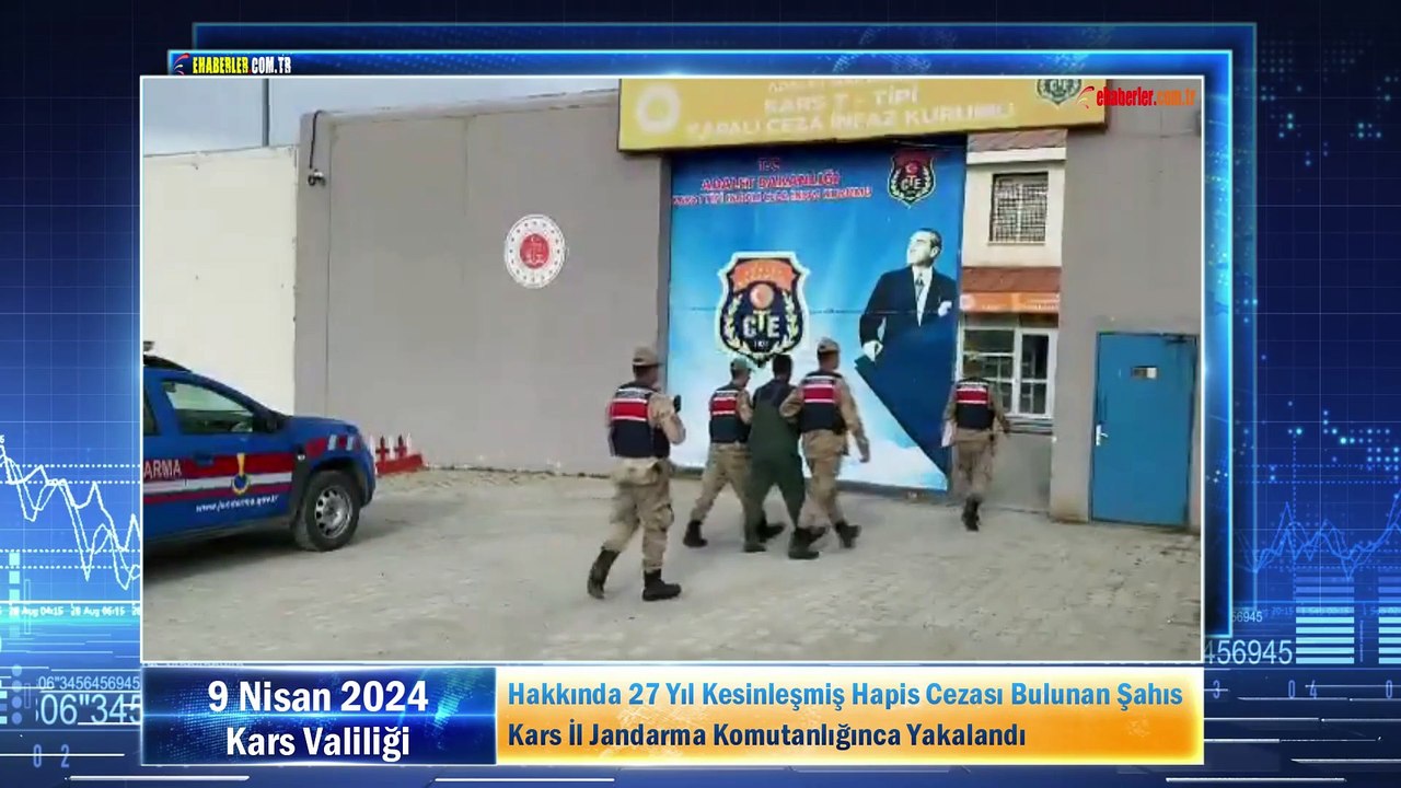 Hakkında 27 Yıl Kesinleşmiş Hapis Cezası Bulunan Şahıs Kars İl Jandarma Komutanlığınca Yakalandı