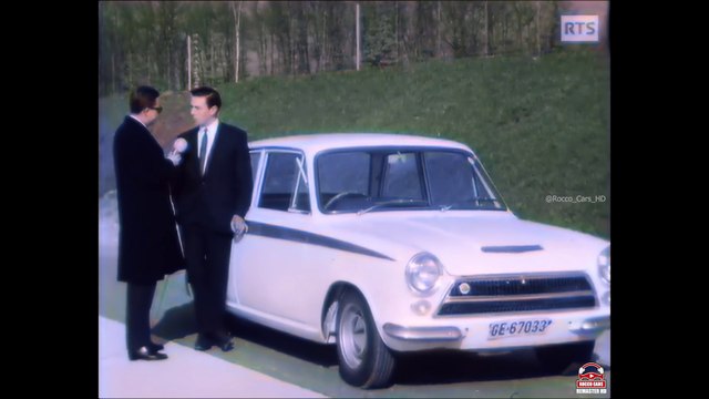 [HD] F1 1964 Jim Clark Interview Lotus Cortina [REMASTER AUDIO/VIDEO/COLORIZED]