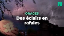Orages du Nord au Sud : 25 000 éclairs ont strié le ciel français en seulement 6 heures lundi 