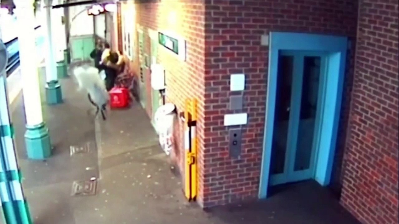 E-bike explodes into "ferocious" fire on train platform