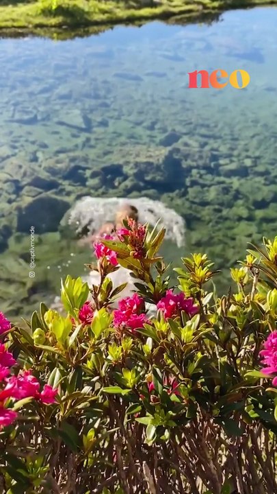 Quelque part en France : la beauté du lac du Lauzon dans les Hautes-Alpes.  : @captivmonde