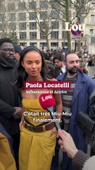 Paola Locatelli à la Fashion Week. ✨
