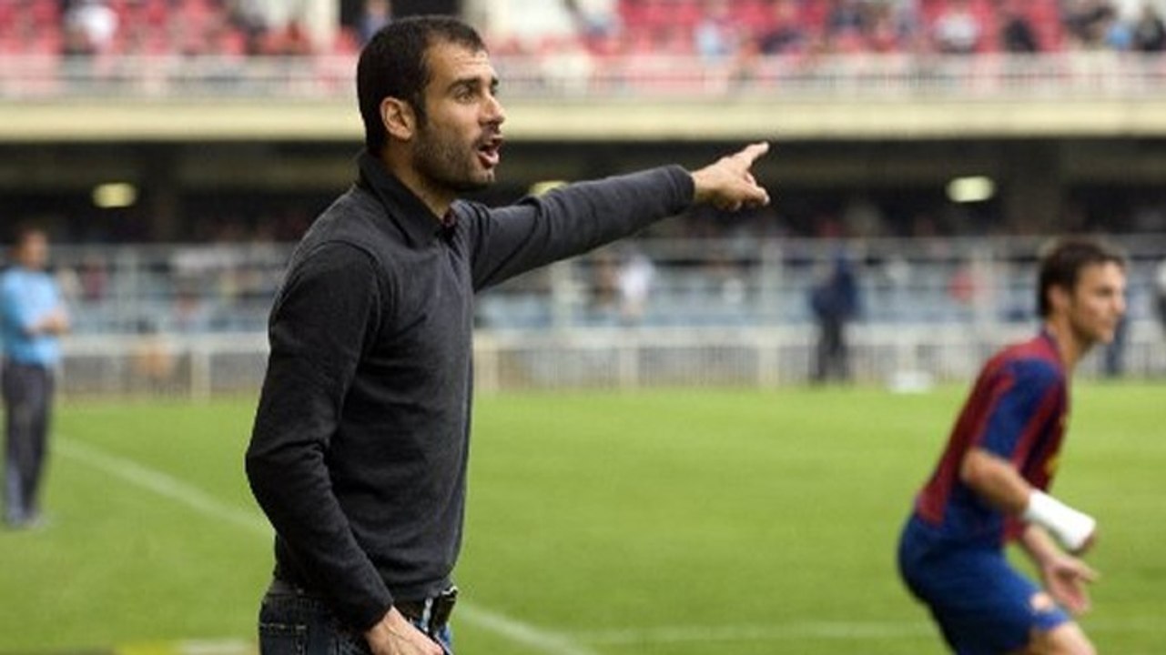 La obsesión de Guardiola en su primer partido con el Barça B en Tercera