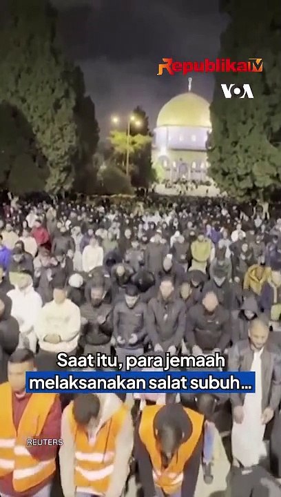 Israel Kembali Ganggu Umat Islam Beribadah di Al Aqsa