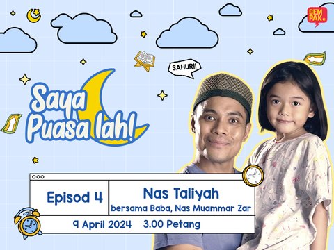 Nas-T facepalm tengok Taliyah kupas udang! - Saya Puasa lah!