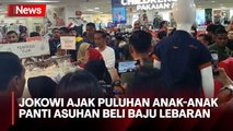 Jelang Lebaran, Jokowi Ajak Puluhan Anak-Anak Panti Asuhan Beli Baju Lebaran di Plaza Atrium Senen