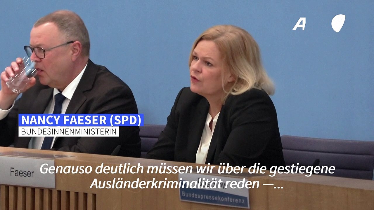 Faeser zu kriminellen Ausländern: 'Wer sich nicht an die Regeln hält, muss gehen'
