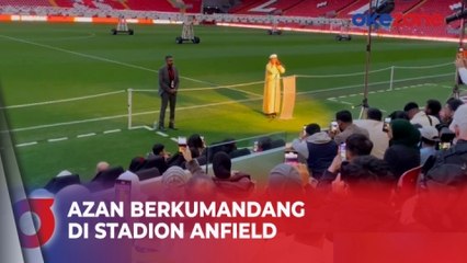 Liverpool Gelar Buka Puasa Bersama, Suara Merdu Azan Bergema di Stadion Anfield