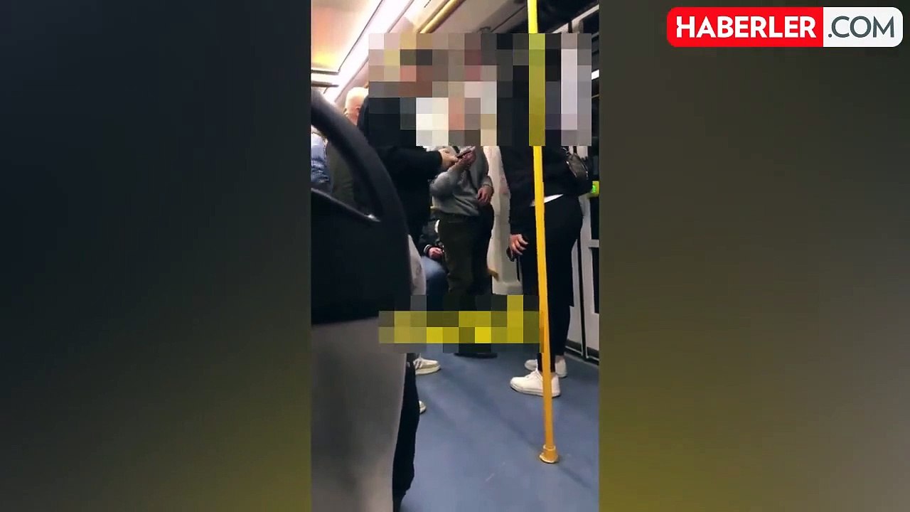 Metroda iğrenç olay! Genç kadın, gözlerinin içine bakarak kendini tatmin eden adama saldırdı