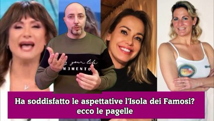 Ha soddisfatto le aspettative l'Isola dei Famosi ecco le pagelle