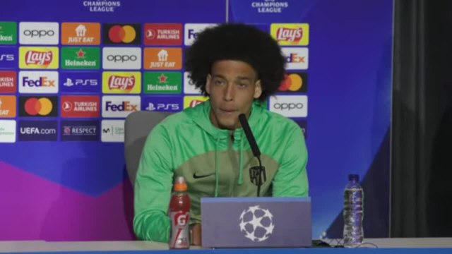 Rueda de prensa de Axel Witsel, previa al Atlético de Madrid vs. PSG