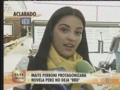 Maite protagonizara novela y no deja RBD (1N y ETV)