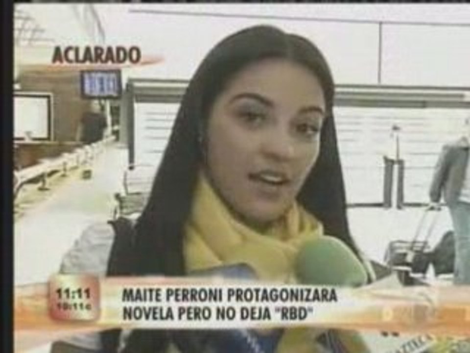 Maite protagonizara novela y no deja RBD (1N y ETV)