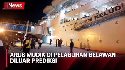 KMP Kelud Turunkan 3.741 Penumpang, Puncak Arus Mudik Lebaran di Pelabuhan Belawan Diluar Prediksi