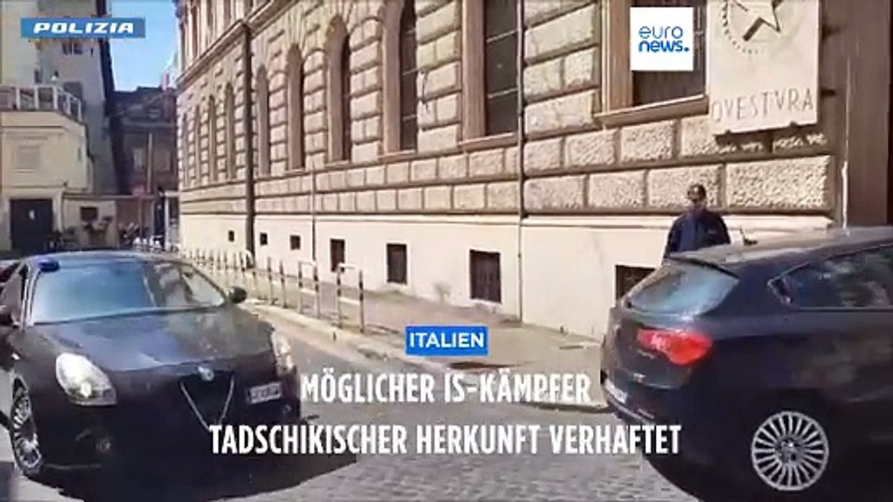 Italienische Polizei verhaftet möglichen IS-Kämpfer aus Tadschikistan