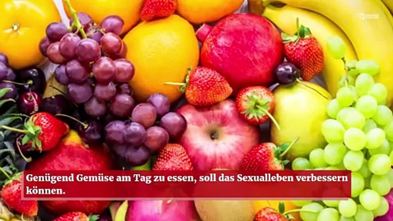 Obst- und Gemüseesser könnten bessere Liebhaber sein