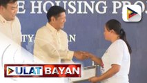 PBBM, pinangunahan ang ceremonial turnover ng mga pabahay sa Bataan