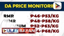 DA tiniyak na hindi sisirit ang presyo ng bigas sa mga susunod na buwan; NFA, target pataasin ang bufferstock