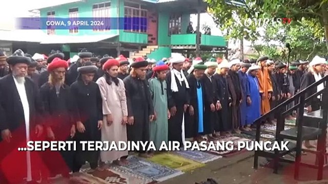 Momen Jemaah An-Nadzir Jalani Salat Idul Fitri Hari Ini, Begini Penghitungannya Sesuai Aplikasi