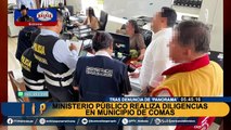 Tras reportaje de Panorama: Ministerio Público realiza diligencias en Municipalidad de Comas