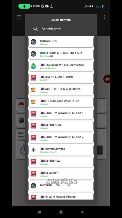 Find Key in vpn