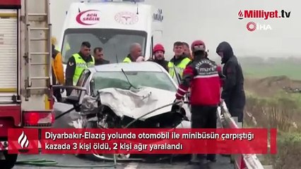 Download Video: Bayram yolunda facia! Otomobil ile minibüs çarpıştı: Ölü ve yaralılar var