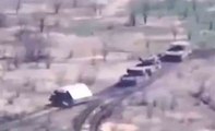 ビデオ：ウクライナの戦場に現れた奇妙な外見の戦車