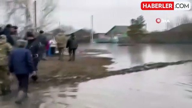 Kazakistan'da Sel Felaketinde Tahliye Edilenlerin Sayısı 29 Bini Çocuk 86 Bini Aştı