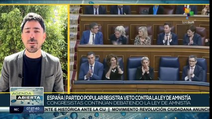 El PP de España registra en el senado su veto a la Ley de Amnistía