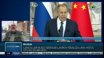 Presidente chino se reúne con el canciller ruso en Beijing