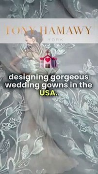 Tony Hamawy: Couture Wedding Gowns Made in USA