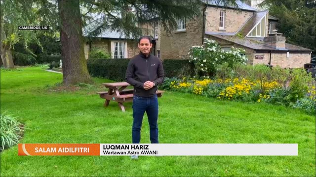 Salam Aidilfitri | Luqman Hariz di Cambridge, United Kingdom