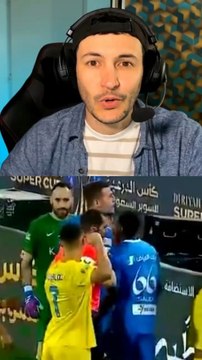 ❌ Ronaldo proche de frapper l’arbitre après un carton rouge ! #cristianoronaldo #ronaldo #cr7 #alnassr #alhilal