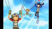 Digimon Frontier - parachuting