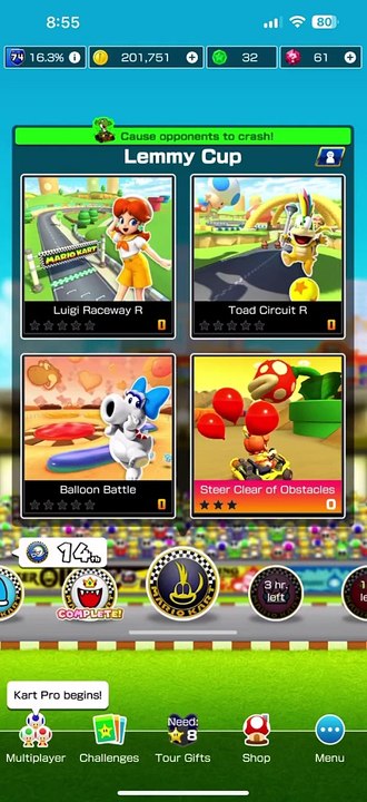 Mario Kart Tour - Lemmy Cup Gameplay (Doctor Tour 2024)