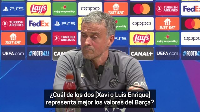 Luis Enrique: Yo represento mejor que Xavi los valores del Barça