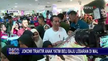 Presiden Jokowi Traktir Anak Yatim Beli Baju Lebaran di Mal Jakarta Pusat