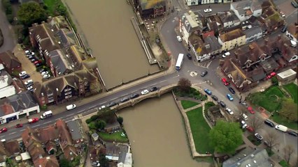 Homes evacuated as River Arun burst its banks