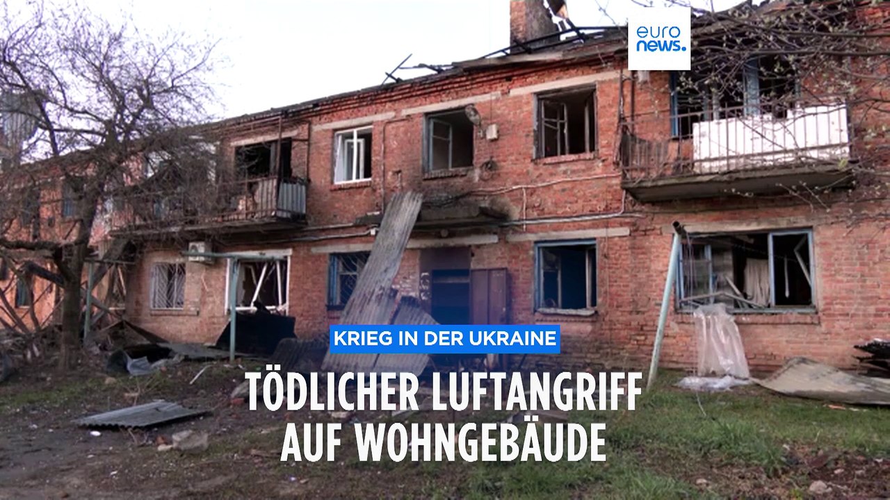 Krieg in der Ukraine: Tödlicher Luftangriff auf Wohngebäude in Poltawa