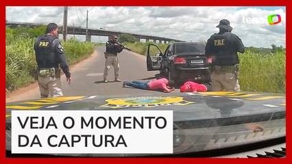 Câmera corporal registra o momento da prisão de fugitivos de Mossoró
